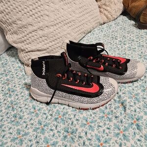 Nike Black and Red Sneakers